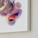 "Godsend" - Art Print in Pink by Misty Hughes - Frame Close-up