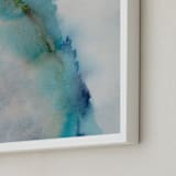 "The Edge of Never" - Art Print in blue mist by Amelia Gluba - Frame Close-up