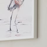 "Reddish Egret" - Art Print in reddish egret by Annie Moran - Frame Close-up