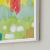 "wave form" - Art Print in yellow by Ramoncita - Frame Close-up
