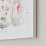 "Sharbat" - Art Print in Soft Peach by Morgan Goodrum - Frame Close-up