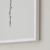 "Twig- Solitude 03" - Art Print in Light Grey by jinseikou - Frame Close-up
