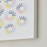 "Rotation" - Art Print in Navy by Amber Barkley - Frame Close-up