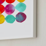 "Palette" - Art Print in Bright by Lori Wemple - Frame Close-up