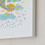 "Twinkle Sky Collage" - Art Print in Sky by Ariel Rutland - Frame Close-up