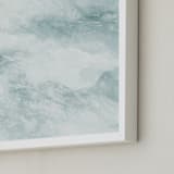 "Edge of the Sea III" - Art Print in Tidewater by Karen Kaul - Frame Close-up