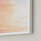 "Rainbow Sky I" - Art Print in rainbow by Kamala Nahas - Frame Close-up