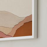 "Daybreak." - Art Print in Sunset by Katy Shen - Frame Close-up