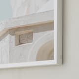 "Structural IV" - Art Print in Stone by Jacquelyn Sloane Siklos - Frame Close-up