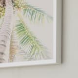 "Yucatan VI" - Art Print in Tropical Green by Lindsay Ferraris Photography - Frame Close-up