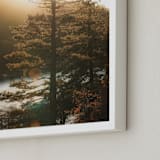 "Alpine Light 1" - Art Print in Golden Hour by Shannon Howard - Frame Close-up