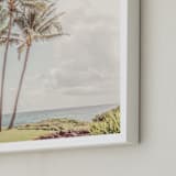 "Makai" - Art Print in Sky Blue by Three Kisses Studio - Frame Close-up