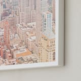 "Sorbet Skyline" - Art Print in Sorbet by Shawna Urban - Frame Close-up