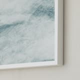 "Edge of the Sea I" - Art Print in Tidewater by Karen Kaul - Frame Close-up