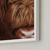 "Belle Fille" - Art Print in Cinnamon Rust by Hollie Renner Photography - Frame Close-up