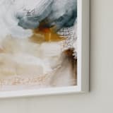 "Sand Storm" - Art Print in Sand by Britt Mills - Frame Close-up