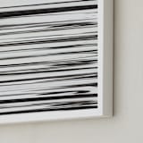 "ripples" - Art Print in black by Leanne Friedberg - Frame Close-up