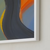 "Freeway" - Art Print in Asphalt by Camille Pietrow - Frame Close-up