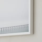 "Quiet Morning" - Art Print in Mist by Melinda Denison - Frame Close-up