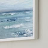 "Aqua View " - Art Print in Sea Green by Colleen Ehrlich - Frame Close-up