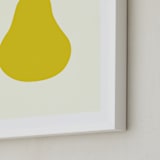 "Heirloom Pear" - Art Print in Danjou by Alexandra Stafford - Frame Close-up