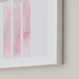 "Cloud and rain" - Art Print in Blushing Pink by Kanika Mathur - Frame Close-up