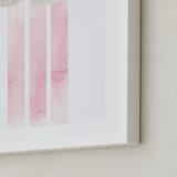 "Cloud and rain" - Art Print in Blushing Pink by Kanika Mathur - Frame Close-up