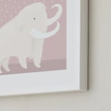 "Ah, there it is" - Art Print in blushing mammoth by Maja Cunningham - Frame Close-up