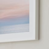"Sea Blush" - Art Print in periwinkle blush by Kamala Nahas - Frame Close-up