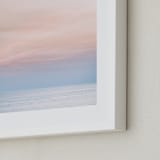 "Sea Blush" - Art Print in periwinkle blush by Kamala Nahas - Frame Close-up