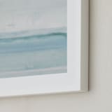 "Forecast no. 46" - Art Print in Aqua by Ashleigh Ninos - Frame Close-up