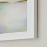 "Coral Bay" - Art Print in Coral Pink by AlisonJerry - Frame Close-up