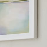 "Coral Bay" - Art Print in Coral Pink by AlisonJerry - Frame Close-up
