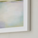 "Coral Bay" - Art Print in Coral Pink by AlisonJerry - Frame Close-up