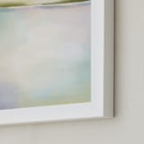 "Coral Bay" - Art Print in Coral Pink by AlisonJerry - Frame Close-up