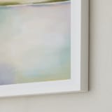 "Coral Bay" - Art Print in Coral Pink by AlisonJerry - Frame Close-up