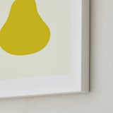 "Heirloom Pear" - Art Print in Danjou by Alexandra Stafford - Frame Close-up