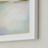 "Coral Bay" - Art Print in Coral Pink by AlisonJerry - Frame Close-up