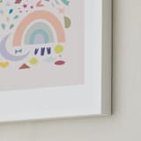 "shapes" - Art Print in play by Lori Wemple - Frame Close-up