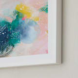 "Creme Peche" - Art Print in Peaches and cream by A Real Peach Studio - Frame Close-up