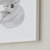 "suzette" - Art Print in grey by chocomocacino - Frame Close-up