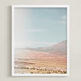 "On the Horizon No 2" - Art Print in Sky by Shawna Urban - Framed