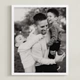 "The Big Picture: Father's Day Framed Photo" - Framed Photo in White by Minted - Framed