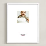 "Stamped Snap: Framed Photo" - Framed Photo in White by Minted - Framed