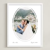 "Artifact: Oval Framed Photo" - Framed Photo in Charcoal by Snow and Ivy - Framed
