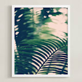 "Labyrinths" - Art Print in forest green by ALICIA BOCK - Framed