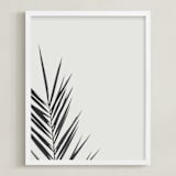 "One" - Art Print in Charcoal by Stacy Cooke - Framed