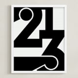 "LA  213" - Art Print in Black and White by Jennifer Morehead - Framed