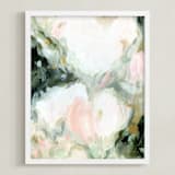 "Mesmerize" - Art Print in Pine by Melanie Severin - Framed