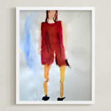 "a detacher" - Art Print in port by Lauren Packard - Framed